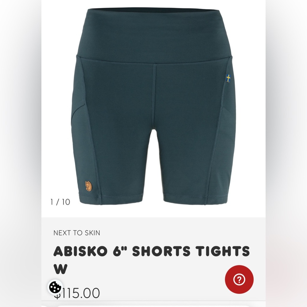 ABISKO 6" SHORTS TIGHTS BNWT